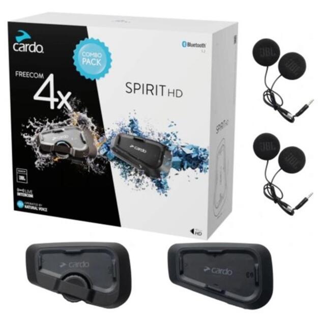 CARDO FREECOM 4X & SPIRIT HD BUNDLE