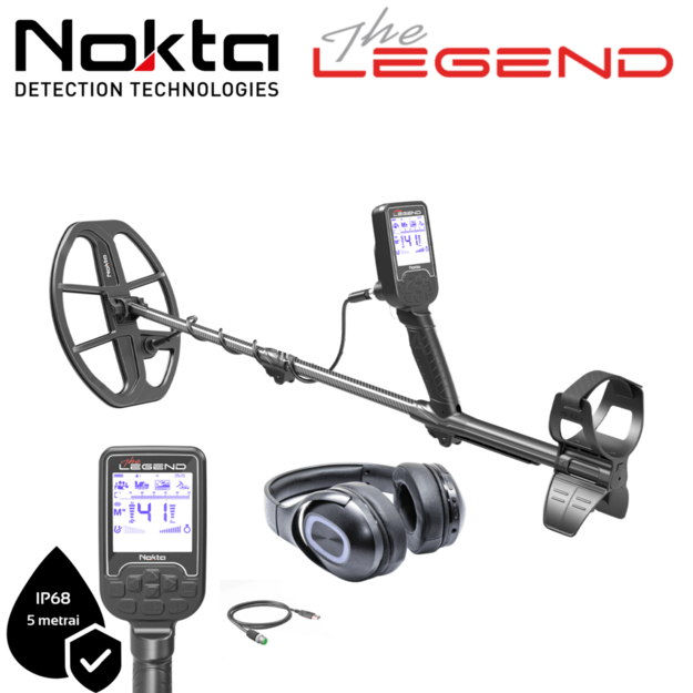 Nokta Legend WHP su BT ausinėmis ir LG30 rite