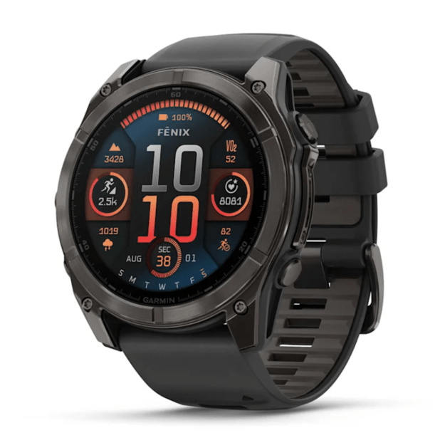 Fenix 8 51mm, AMOLED, Sapphire, Gray, Black (010-02905-21)