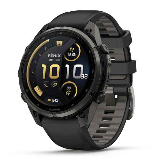 Fenix 9 Pro, 47mm, AMOLED, inReach, Sapphire,Black/Pebble Grey, Titanium (010-04336-11)