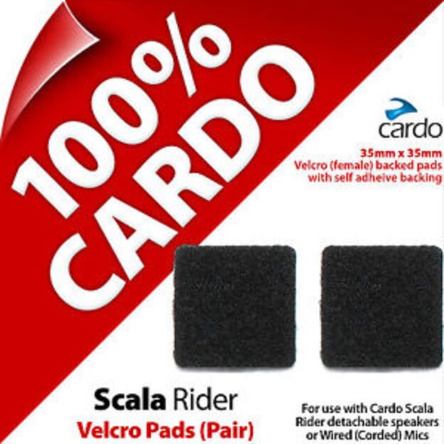 Cardo Scala rider velcro pads for microphone