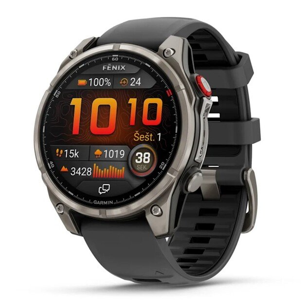 Fenix 8 Pro 47mm, AMOLED, Sapphire, Titanium Black (010-03198-11)