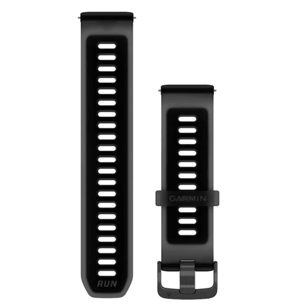 Garmin QR greitai atsegamas juodai rudai pilkas 22 mm dirželis (010-11251-AT)