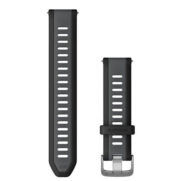 Garmin QR greitai atsegamas juodai pilkas 20 mm dirželis (010-11251-AG)