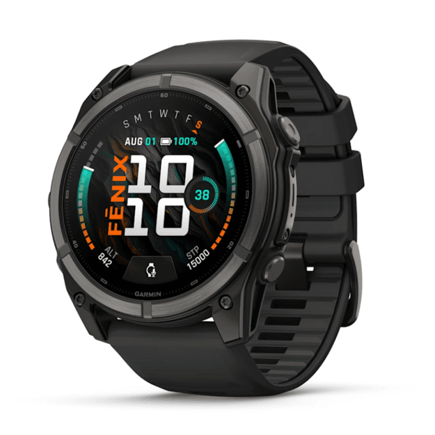 Fenix 9, 51mm, AMOLED, Sapphire, Carbon DLC, Black Titanium (010-04763-11)
