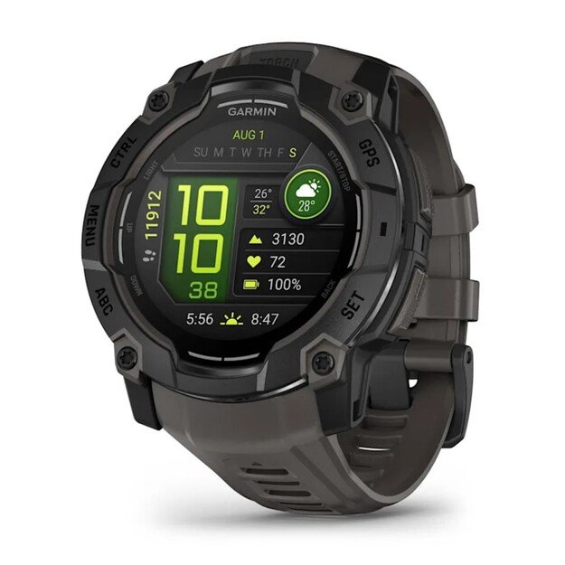 Garmin Instinct 3 - 50 mm, AMOLED, Black/Charcoal (010-03020-00)