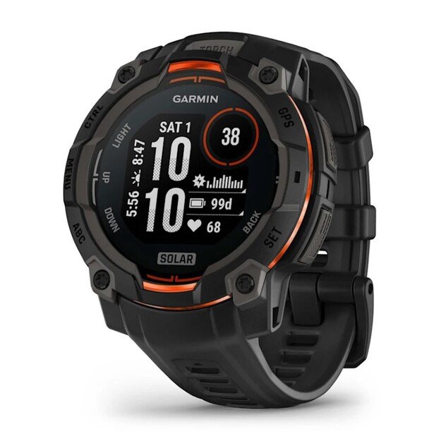 Garmin Instinct 3 - 45 mm, SOLAR, Black (010-02934-00)