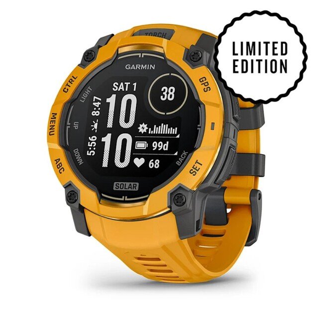 Garmin Instinct 3 - 50 mm, SOLAR, Sunburst/Grey (010-02935-02)