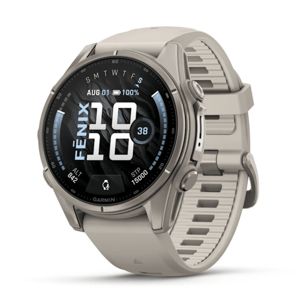 Fenix 9, 43mm, AMOLED, Sapphire, Fog Gray Titanium (010-04761-01)