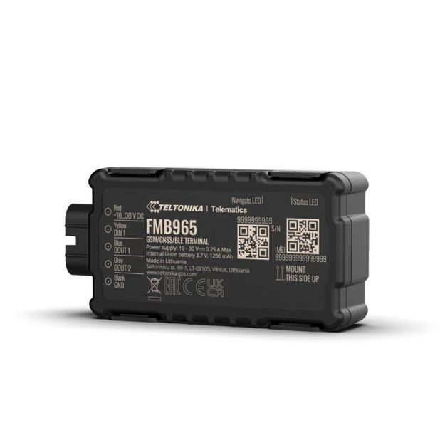 FMB965 GPS seklys, 1200mAh baterija TELTONIKA