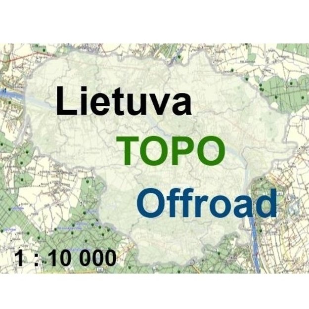 Lietuvos TOPO Offroad žemėlapis
