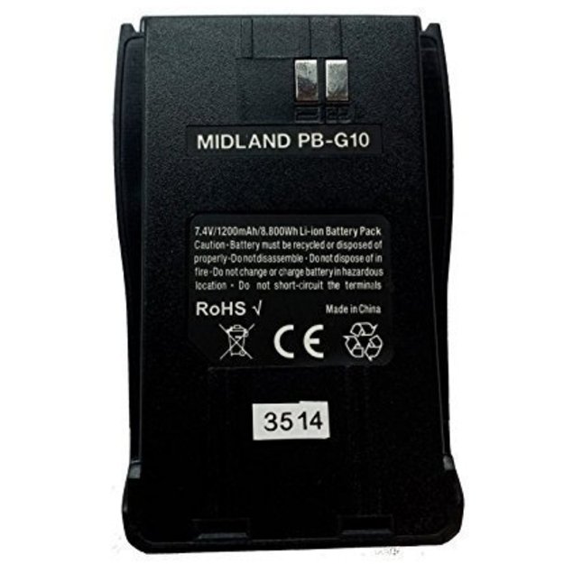 PB-G10 Ličio jonų baterija Midland G10 stotelėms