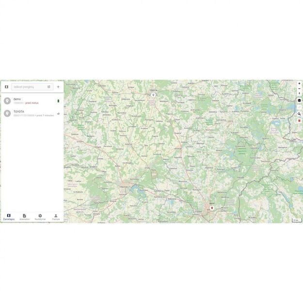 TRACKMAP.LT stebėjimo platforma